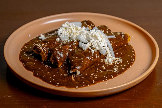 Enchiladas de Mole.