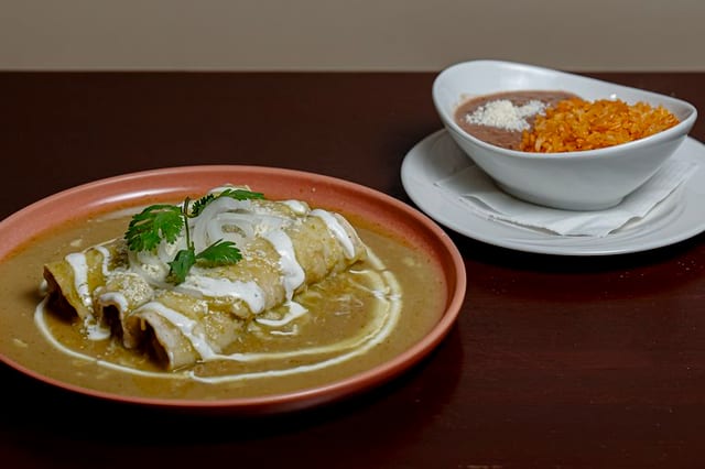 Enchiladas Suizas.